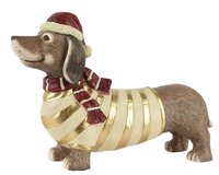 Hond polymgnsm l57b17.5h39.5cm wit