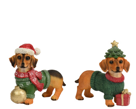 Hond polyresin l10b20.5h20cm a2