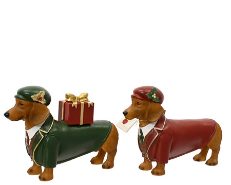 Hond polyresin l12b4.5h8cm a2