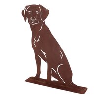 Hond zittend 40x10x56cm brn