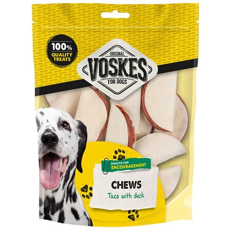 Hondensnack taco met eend 400gr