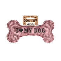 Hondenspeelgoed I love my dog (red)
