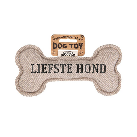 Hondenspeelgoed Liefste Hond (cream)