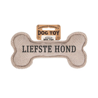 Hondenspeelgoed Liefste Hond (cream)