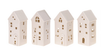 HUIS MET LED 16CM 4ASS