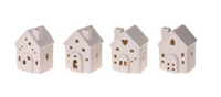 HUIS MET LED 8CM 4ASS