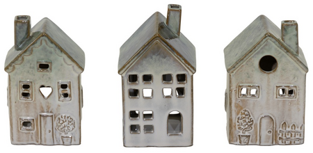 Huis nina l10b8h15 cm groen 3st