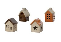 Huis porselein l5.8b6.8h8.2cm per stuk