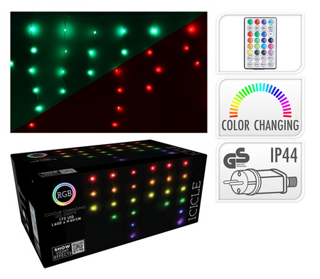 IJSPEGELVERLICHTING 172LED RGB