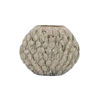 Inga Jada Green oval vaste active glaze 24x12x20