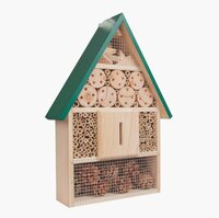 Insectenhotel 39.5x28x8.5cm groen