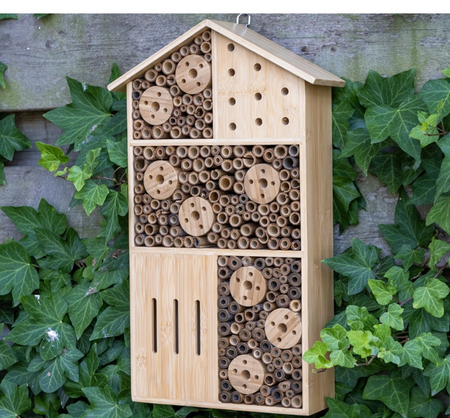 Insectenhotel aira 48.7x29x9.8cm bruin