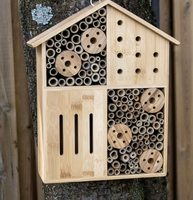 Insectenhotel asago 35x28.5x9.8cm bruin