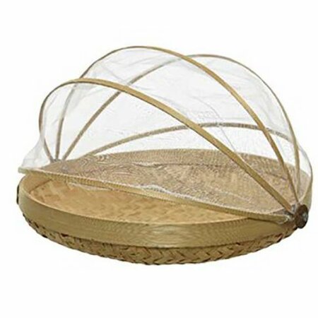 Insectenkap bamboe d31h8cm naturel