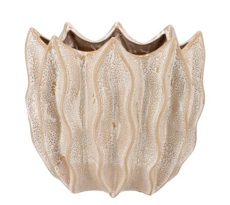 JUNA SAND POT STRUCTURE OVAL 29X20X21CM