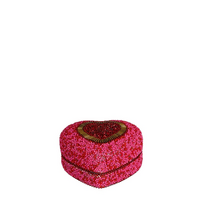 Juwelends hart l10b10h5cm roze