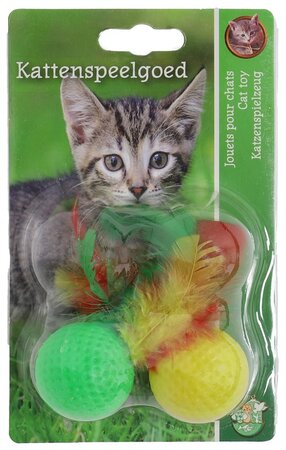 K.splg golfbal+veren 4cm 4st