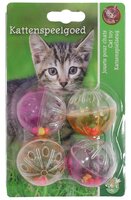 K.splg rammelbal+kralen 4cm 4st