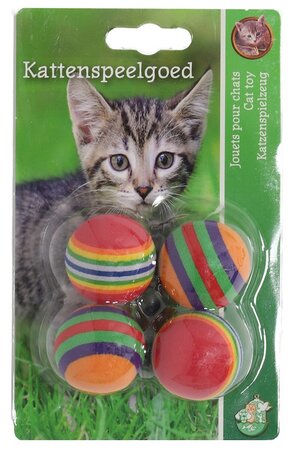 K.splg regenboogbal 4cm 4st