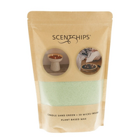 Kaars zandwax 500gr groen