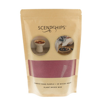Kaars zandwax 500gr paars