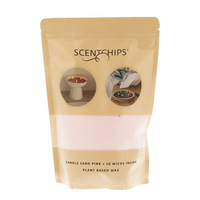 Kaars zandwax 500gr roze