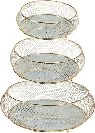 KAARSENPLATEAU GOUD GROOT per stuk