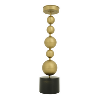Kaarsh bol metaal goud d11.5b48.5cm