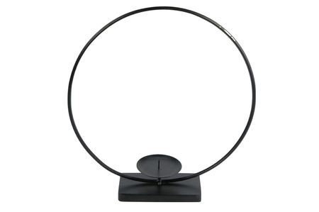 Kaarshouder ring floral l30h33cm