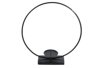 Kaarshouder ring floral l30h33cm