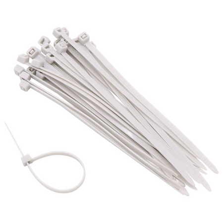 Kabelbinder 15cm grijs 25st