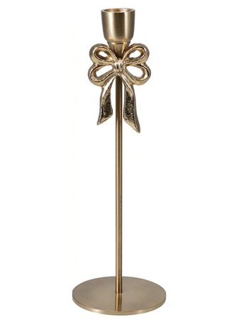 KANDELAAR 26CM ALUMINIUM GOUD