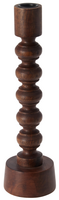 KANDELAAR 28CM MANGO HOUT