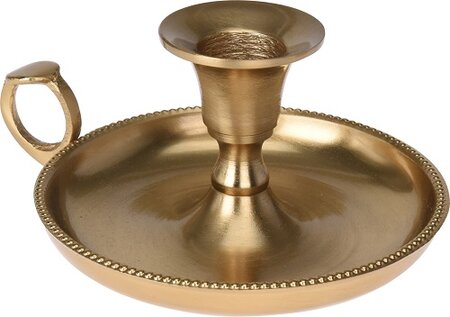 KANDELAAR 6CM GOUD