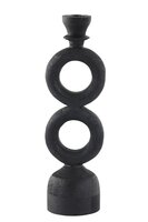 Kandelaar adrita l13b13h42cm zwart