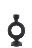 Kandelaar adrita l18b11h32cm zwart
