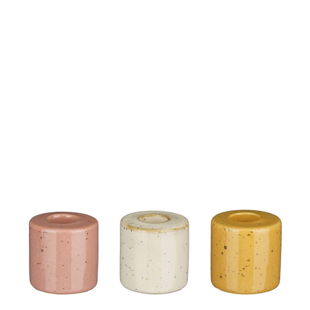 Kandelaar d5h5cm oranje a3