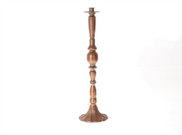 Kandelaar dhaka l15b55cm zilver