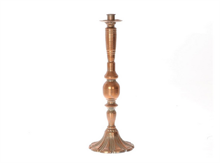 Kandelaar dhaka l15h44cm zlvr/brons