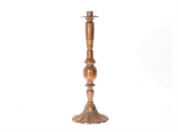 Kandelaar dhaka l15h44cm zlvr/brons