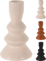 KANDELAAR H13,2CM 3ASS KLEUR