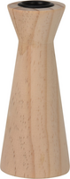 KANDELAAR HOUT KLEUR 14CM