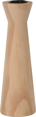 KANDELAAR HOUT KLEUR 18CM