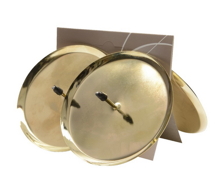 Kandelaar ijzer advent d8 goud 4st - afbeelding 1