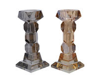 Kandelaar kristal l8b8h18.5cm a2