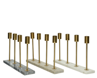 Kandelaar marmer l33b6.50h20cm a3 prijs per stuk