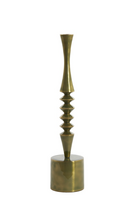 Kandelaar metaal d9h43.5cm grn