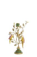 Kandelaar pajaro l17b9h33cm grn