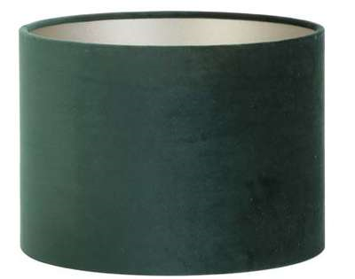 Kap  25-25-18cm velours  groen