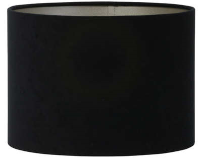 Kap 25-25-18cm velours zwart-taupe